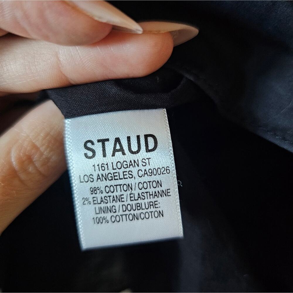 STAUD Kai Halter Dress in Black - Picture 13 of 14